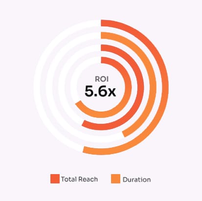 Pie Chart for Influencer Marketing Platform